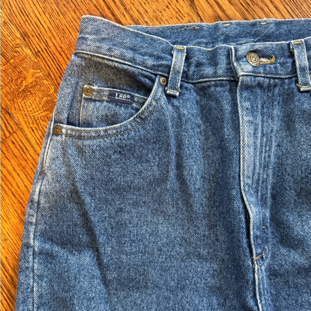 Vintage Lee Jeans Blue Denim - Picture 10 of 11
